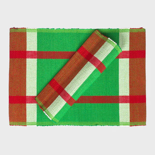 Handloom Table-mats. Set Of 6.