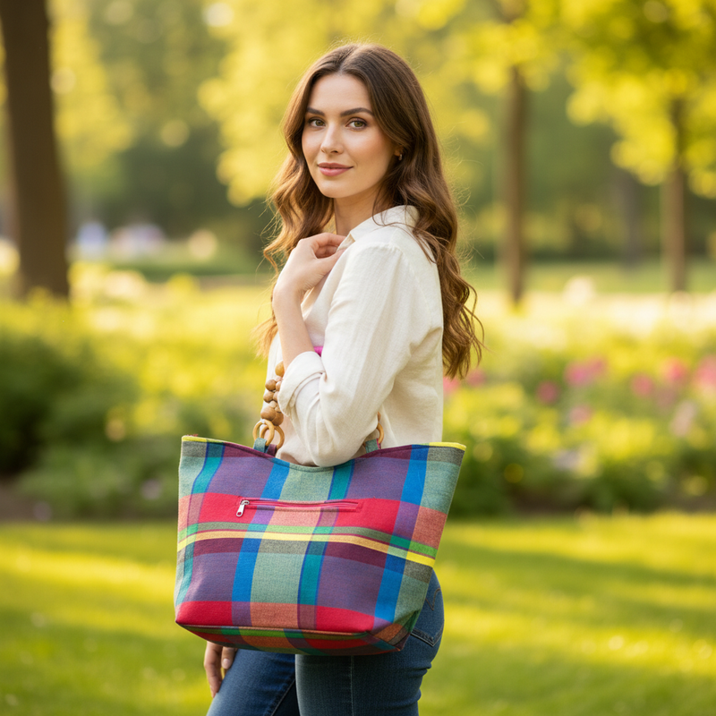 Hand Made - Cotton Hand bag