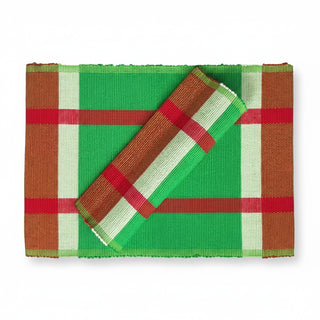 Handloom Table-mats. Set Of 6.